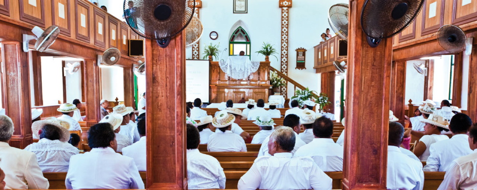 Messe à Rarotonga © CITC