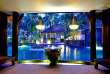 Malaisie - Kuala Lumpur - Villa Samadhi - Vue sur la piscine de nuit