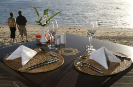 Iles Cook - Rarotonga - Crown Beach Resort - Dîner sur la plage