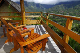 Polynésie - Hiva Oa - Hankee Lodge - Bungalow Mountain View