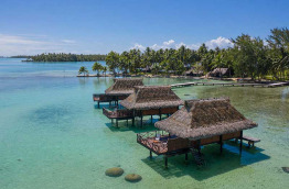 Polynésie française - Tahaa - Vahine Island - Bungalow sur pilotis