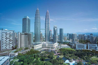Malaisie - Kuala Lumpur - Traders Hotel - Vue sur les Tours Petronas
