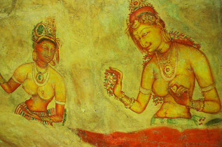 Tour du monde - Sri Lanka - Les demoiselles de Sigiriya © C. Perousse