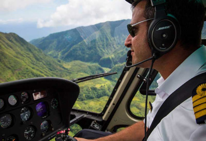 Polynésie française - Tahiti - Survol en Hélicoptère depuis Tahiti © Angel M