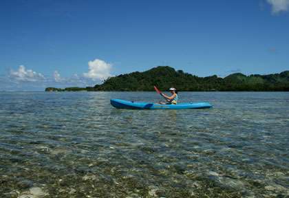 Kayak à Kosrae