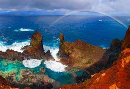 Les iles Pitcairn dans le Pacifique