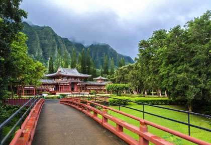 Temple Byodo-in à Oahu