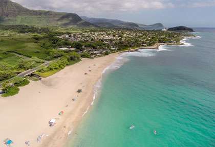Makaha Beach à Oahu