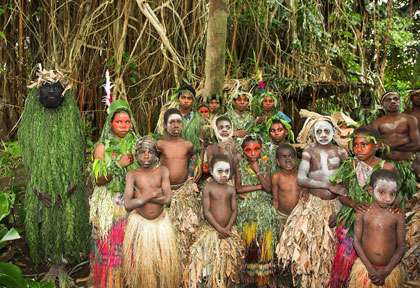 Coutumes dans un village de Tanna