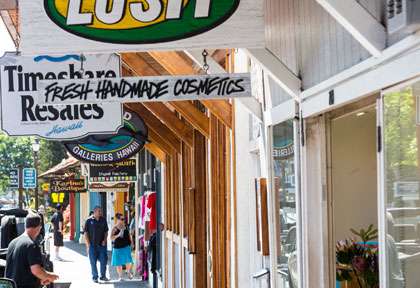 Les commerce de Lahaina