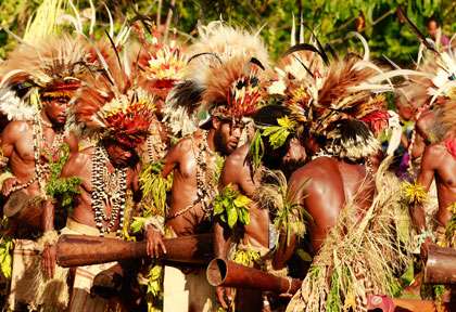 Fetival en Papouasie