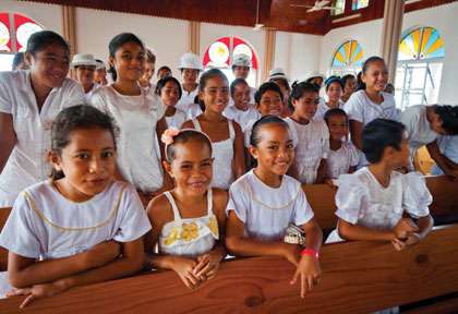 Messe aux Samoas