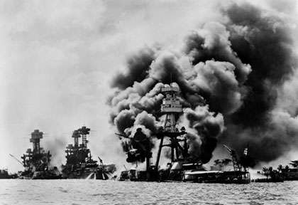 Attaque de Pearl Harbor le 7 décembre 1941