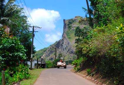 Route sur l’île de Pitcairn