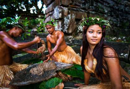 Habitants de la Micronésie