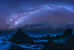 Le ciel étoilé à Pitcairn