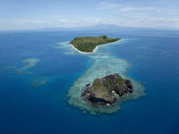 Fidji - Iles Mamanuca - Vomo Island Resort - Vue aérienne