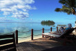 Iles Cook - Rarotonga - Muri Beachcomber - Terrasse en bord de lagon