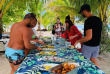 Polynésie française - Huahine - Combo 4x4 et lagon de Huahine