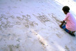 Vanuatu - Malekula - Dessin sur sable © Photothèque Ultramarina