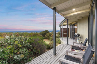 Australie - Victoria - Wilsons Prom - Yanakie - Limosa Rise - Terrasse