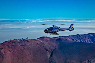 Hawaii - Maui - Survol en hélicoptère de Hana et Halehakala : 50 minutes © Blue Hawaiian Helicopters