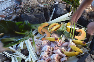 Iles Cook - Aitutaki - Le village culturel de Punarei