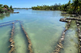 Polynésie française - Huahine - Combo 4x4 et lagon de Huahine