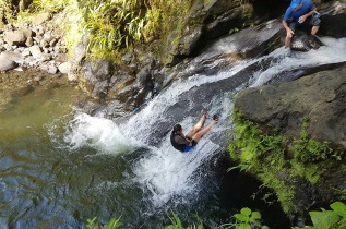 Polynésie française - Tahiti - Randonnée dans la vallée de la Fautaua, côte Est