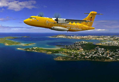 Air Calédonie - ATR 42 vu du ciel