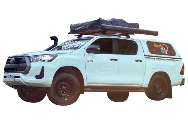 Camping Car Australie - Britz Safari Auto 4x4 avec tente sur le toit - 1 - 5 personnes