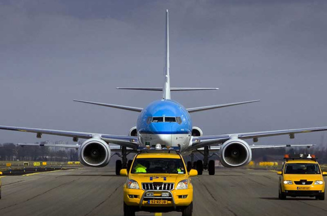 KLM - Avion au sol